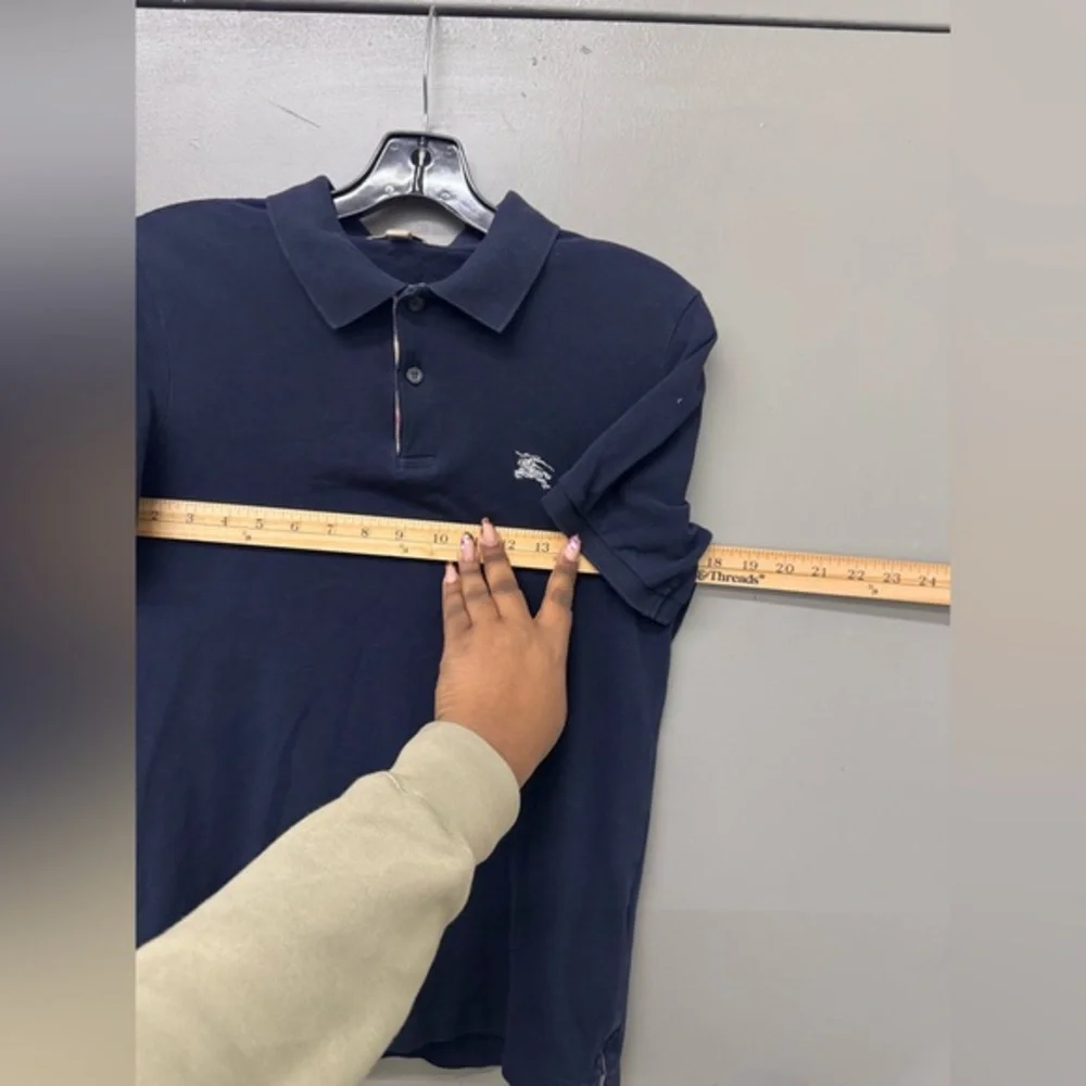 Burberry Brit Navy Blue Polo Shirt men’s size XS‎ - Picture 9 of 10